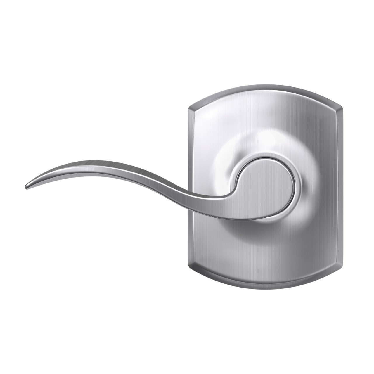 Accent Lever Hall & Closet Lock with Greenwich Trim