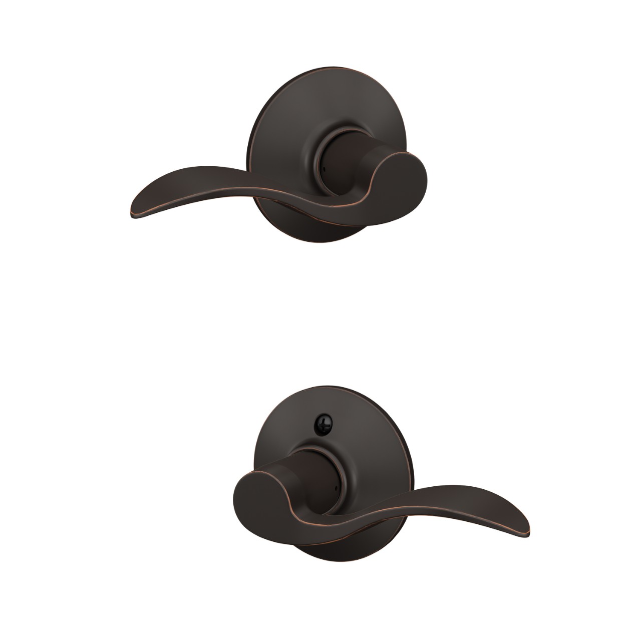 Accent Lever Hall & Closet Lock