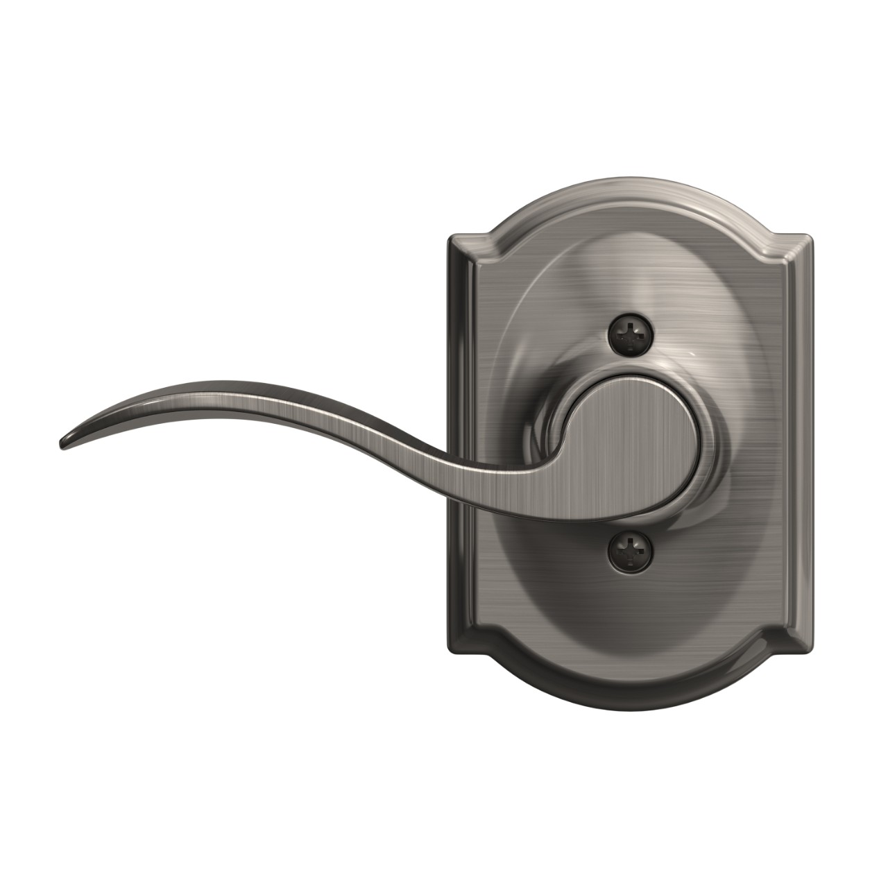 Accent Non-Turning (Dummy) Door Lever with Camelot Trim