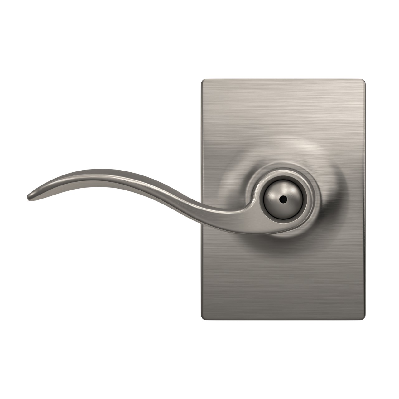 Accent Lever Bed & Bath Lock with Century Trim