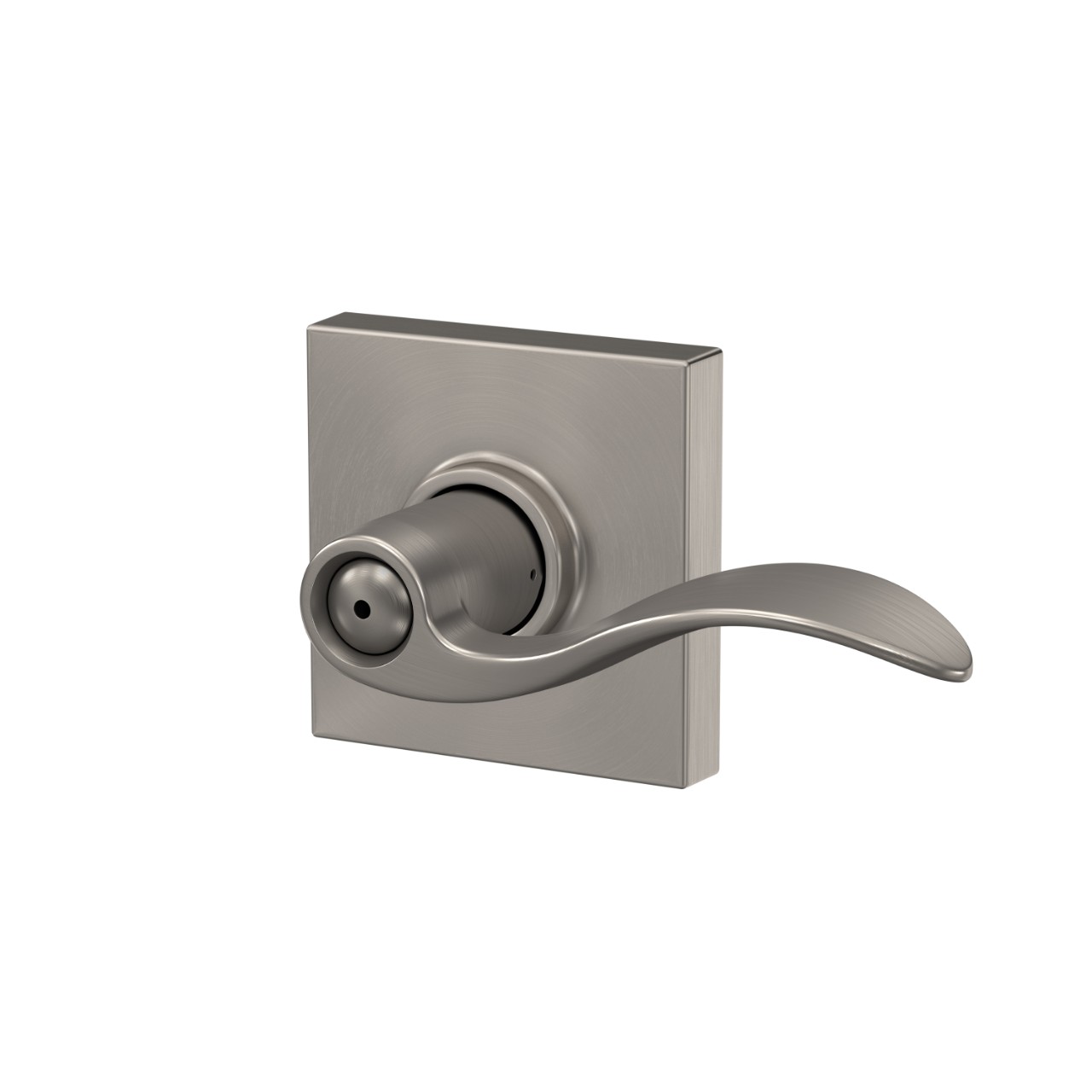 Accent Lever Bed & Bath Lock with Collins Trim