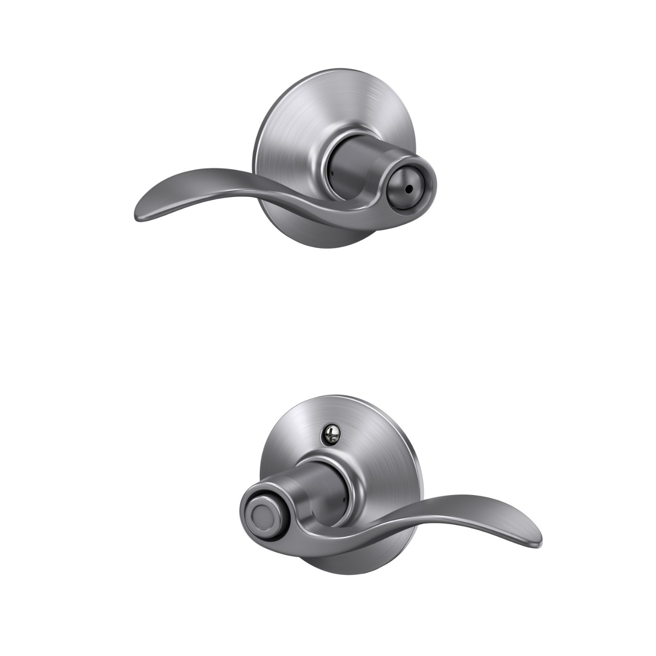 Accent Lever Bed & Bath Lock