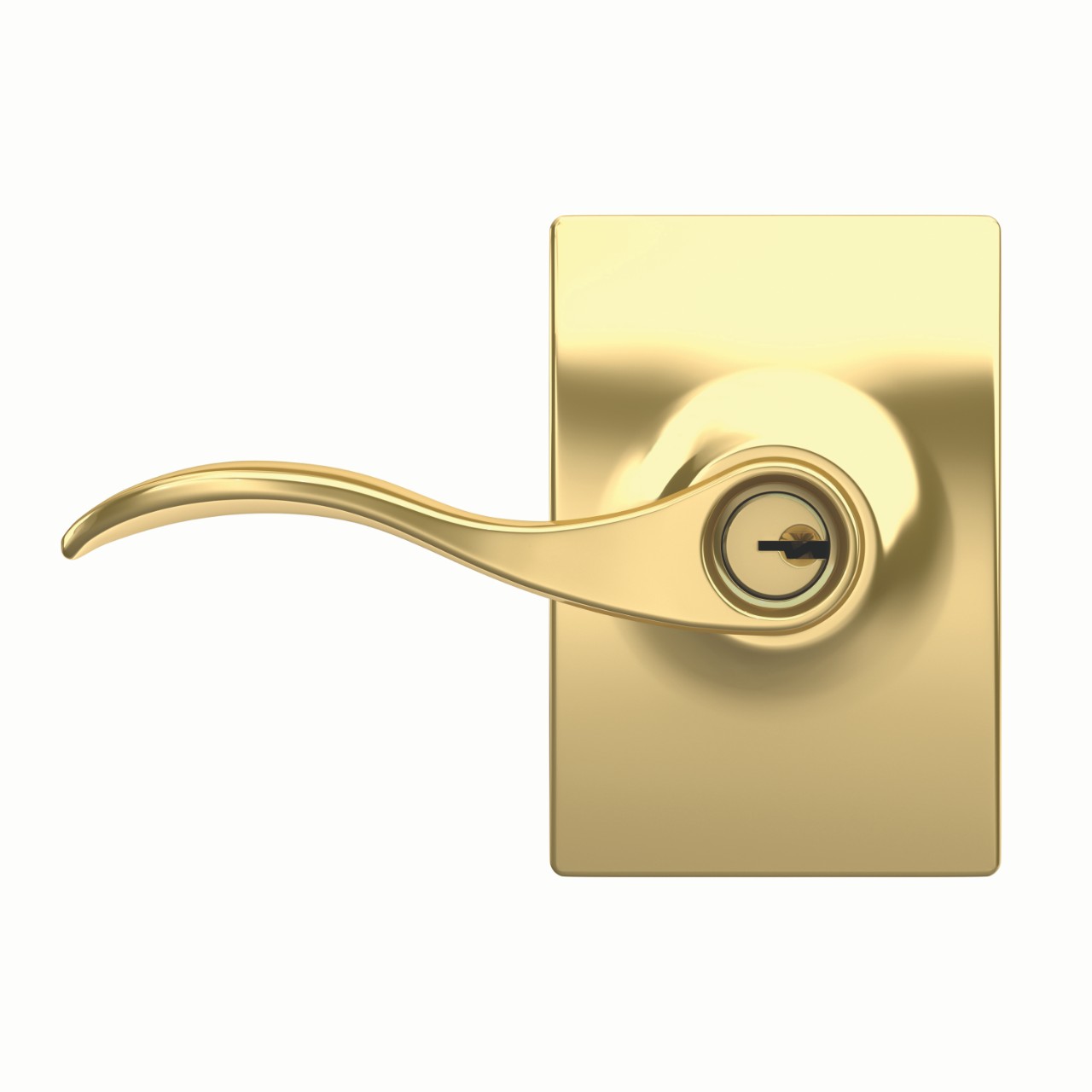 Accent Lever Keyed Entry Lock with Century Trim