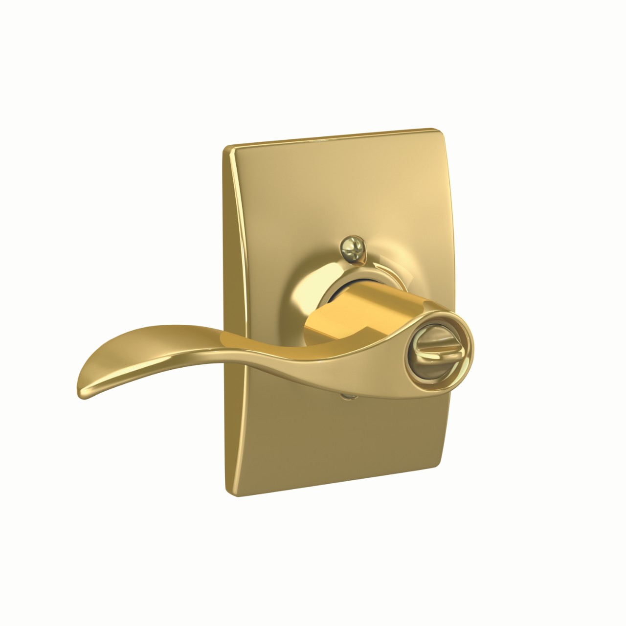 Accent Lever Keyed Entry Lock with Century Trim