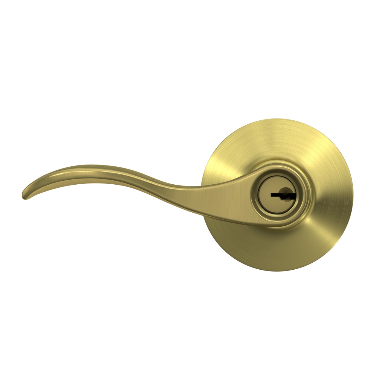 Accent Lever Keyed Entry Lock