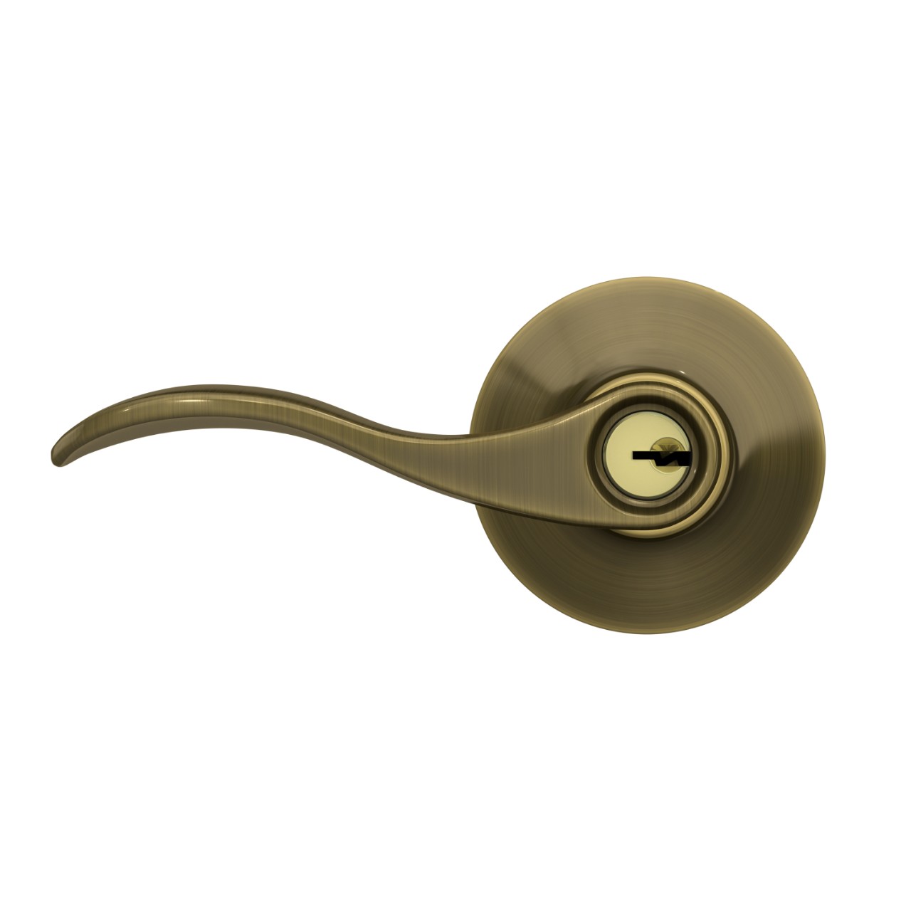 Accent Lever Keyed Entry Lock