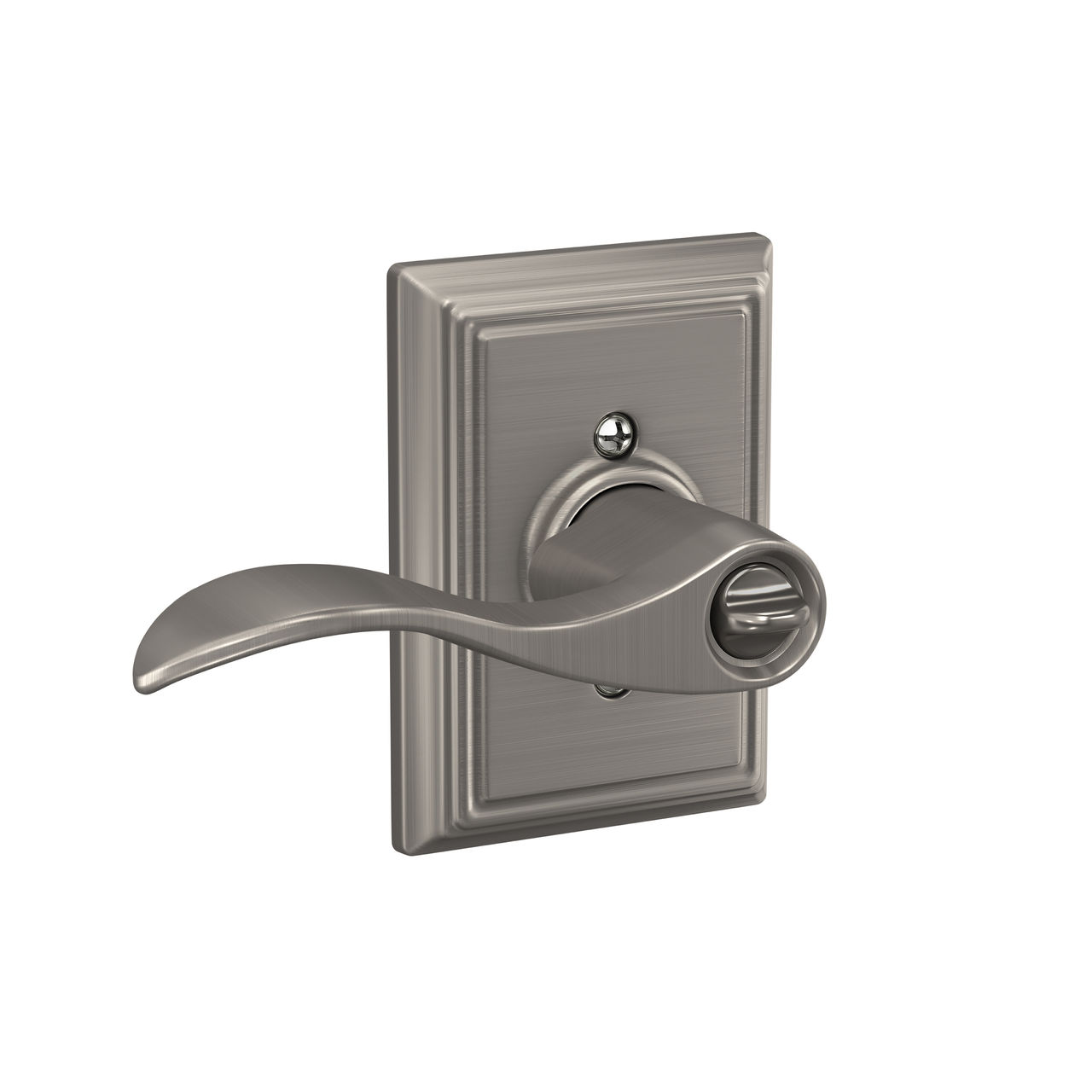 Accent Lever Keyed Entry Lock with Addison Trim