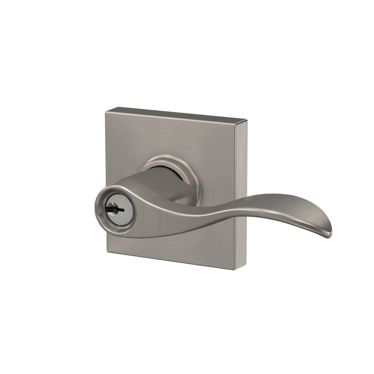 Accent lever Keyed Entry lock with Collins Trim