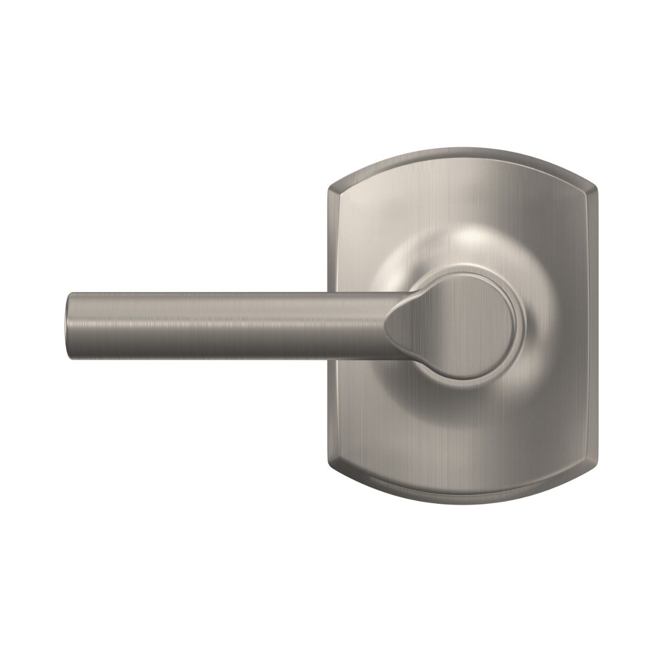 Broadway Lever Hall & Closet Lock with Greenwich Trim