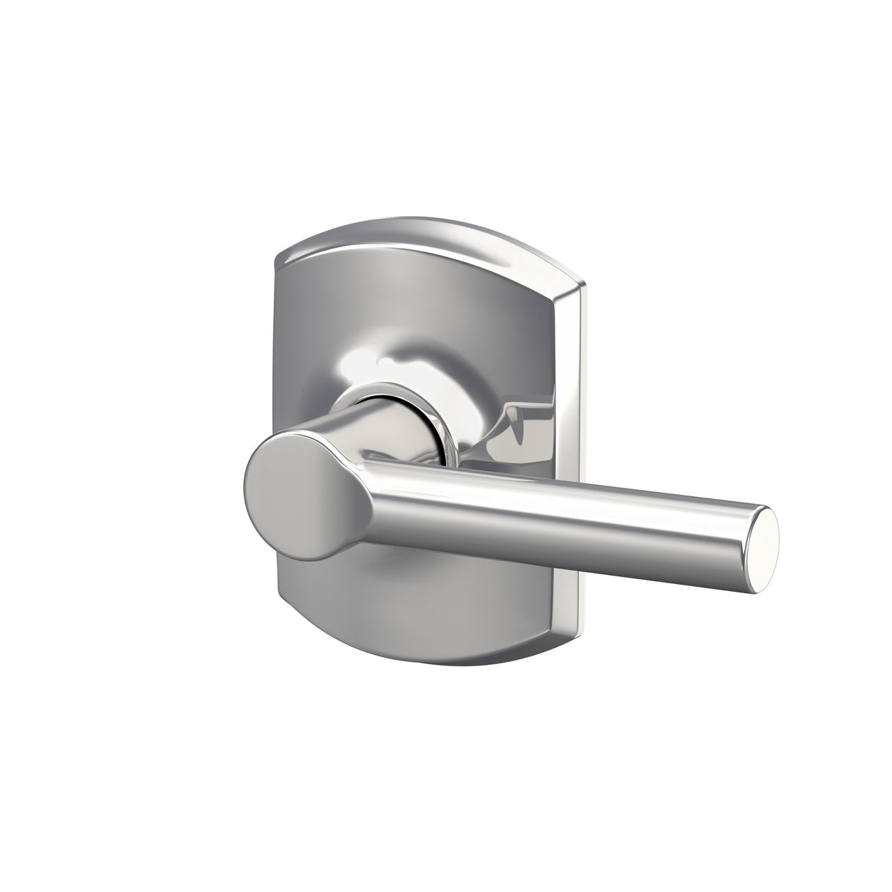 Broadway Lever Hall & Closet Lock with Greenwich Trim