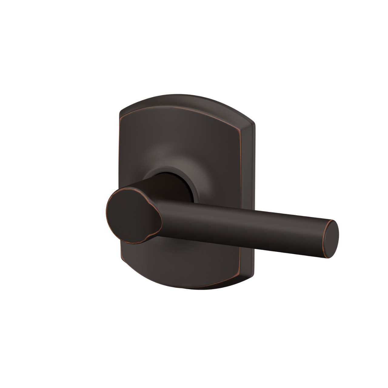 Broadway Lever Hall & Closet Lock with Greenwich Trim
