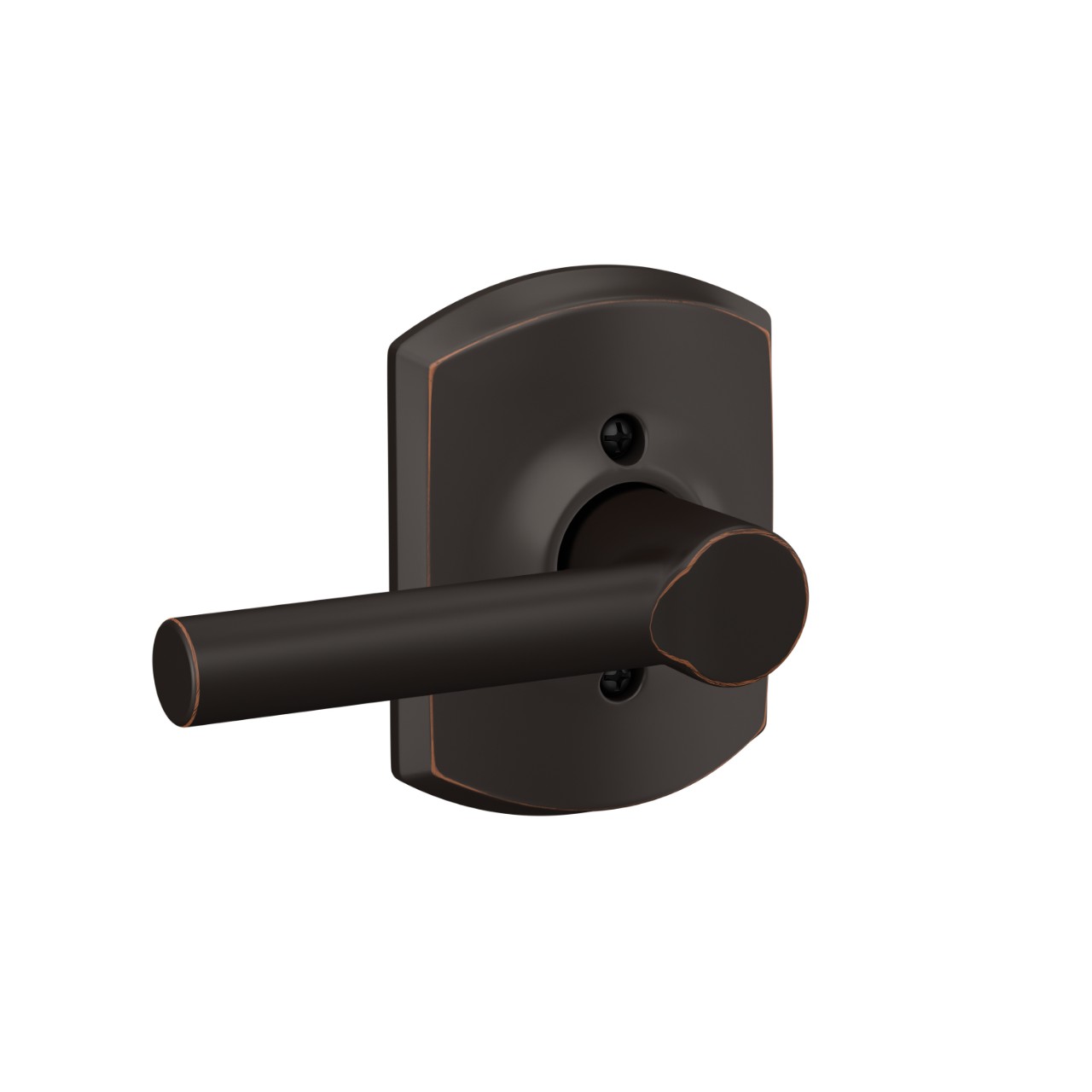 Broadway Lever Hall & Closet Lock with Greenwich Trim