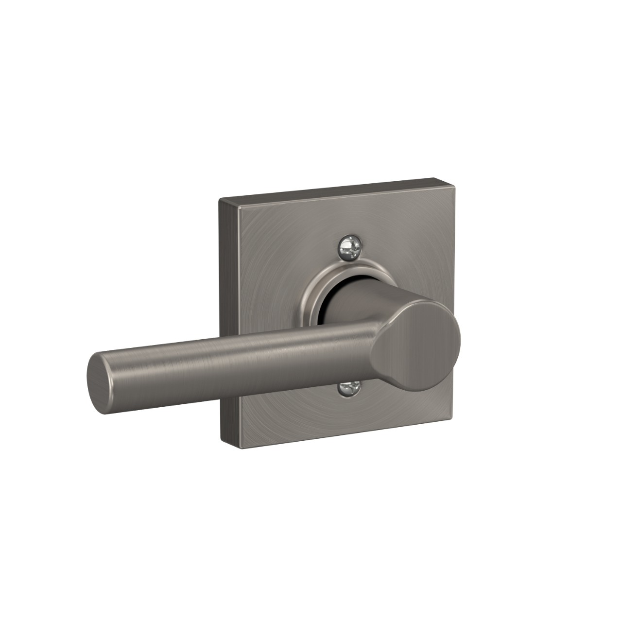 Broadway Non-Turning (Dummy) Door Lever with Collins Trim