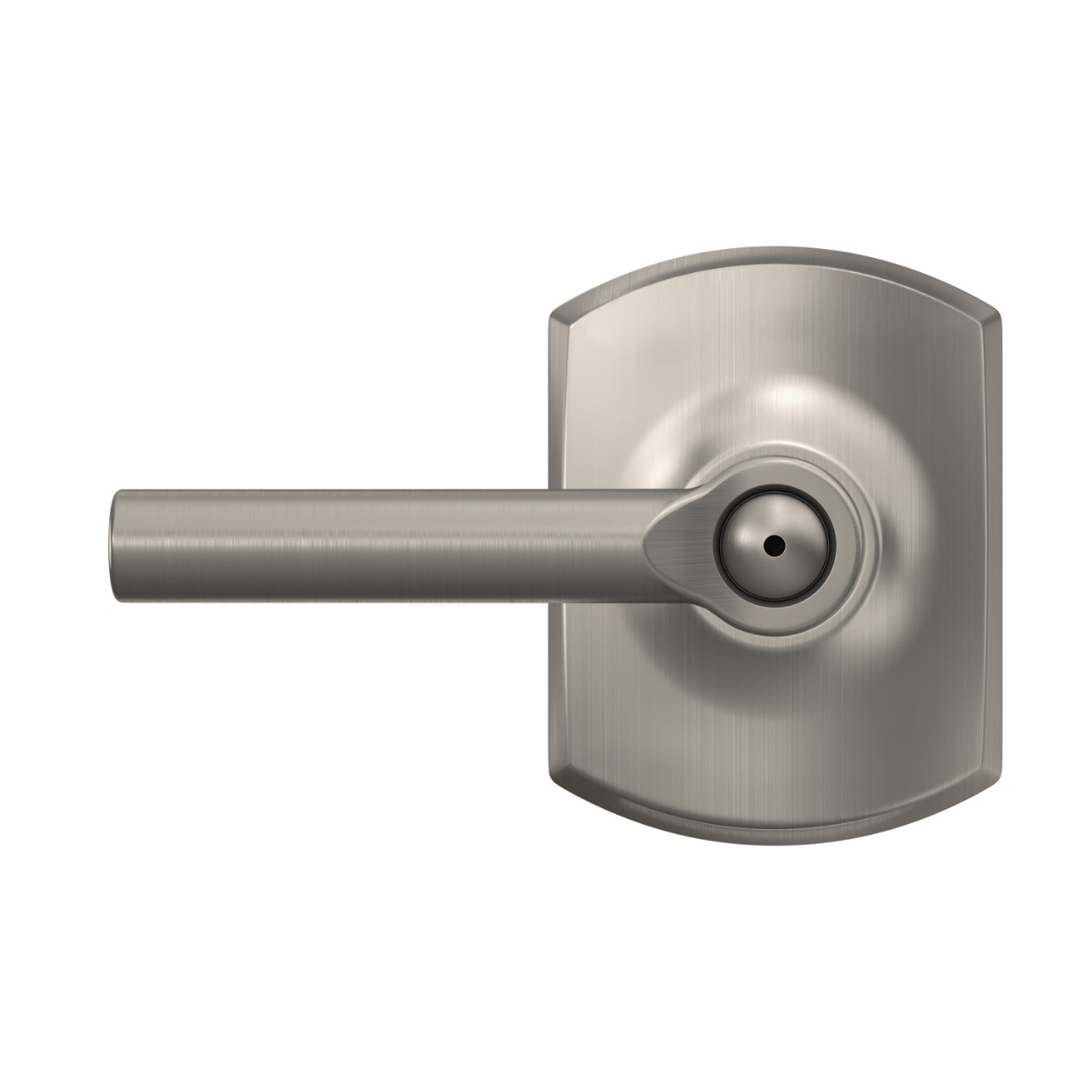 Broadway Lever Bed & Bath Lock with Greenwich Trim