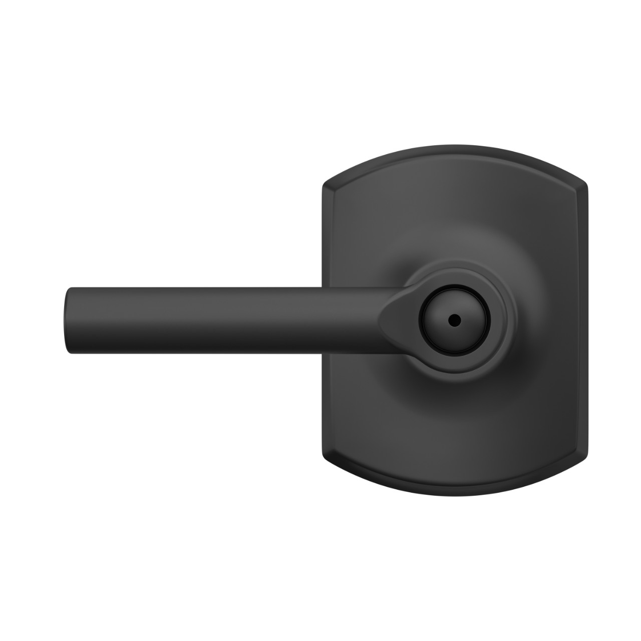 Broadway Lever Bed & Bath Lock with Greenwich Trim