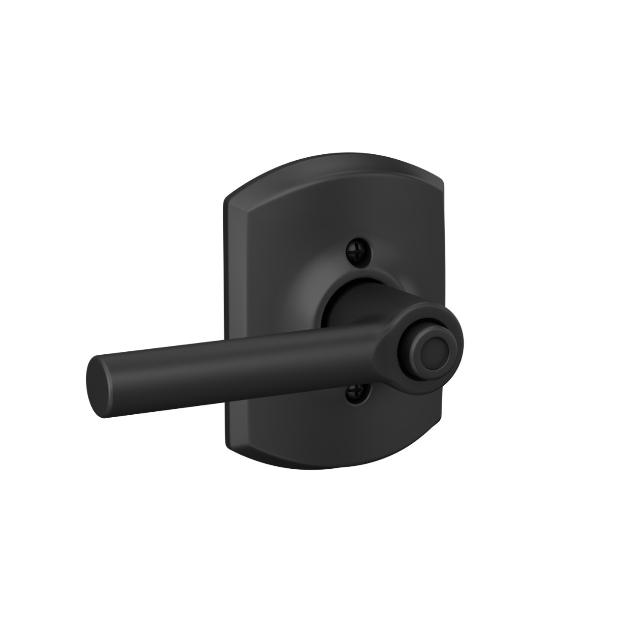 Broadway Lever Bed & Bath Lock with Greenwich Trim
