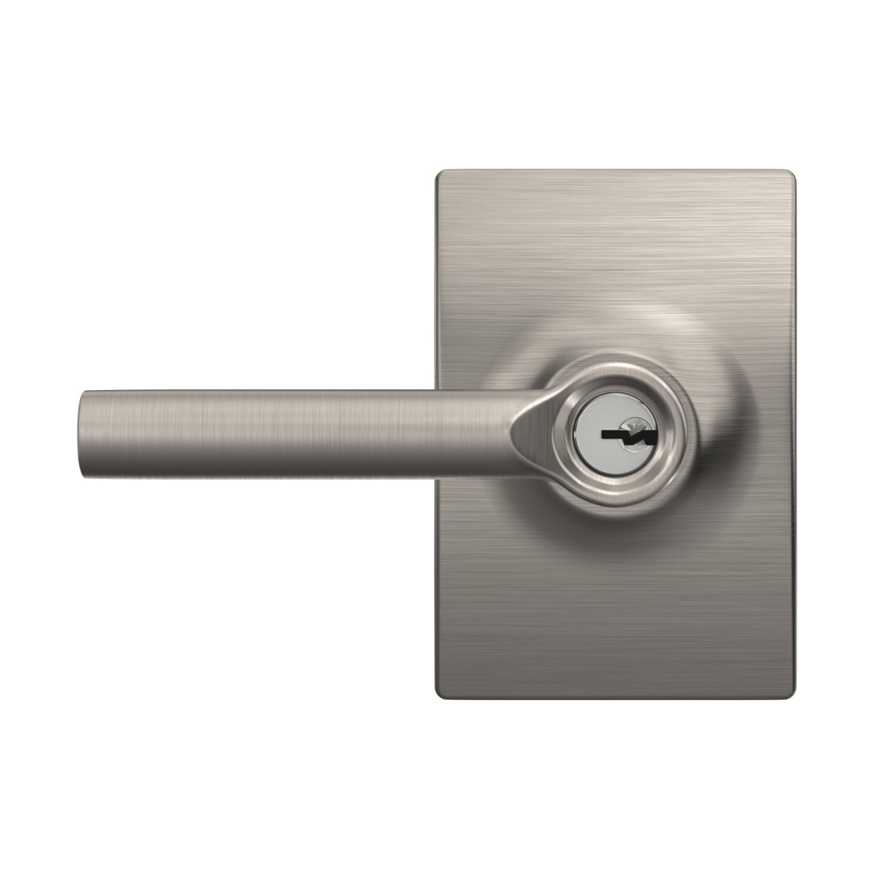 Broadway Lever Keyed Entry Lock with Century Trim