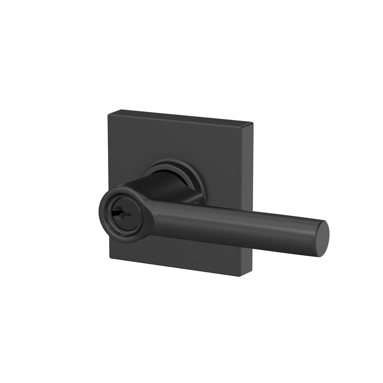 Broadway Lever Keyed Entry Lock with Collins Trim