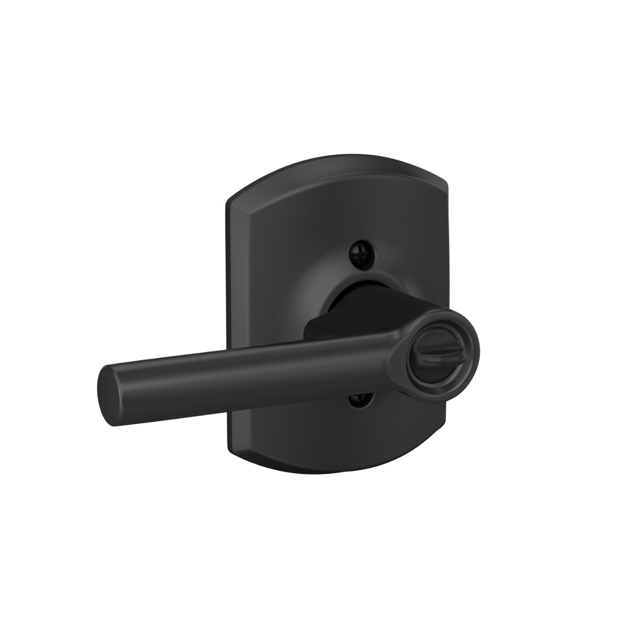 Broadway Lever Keyed Entry Lock with Greenwich Trim
