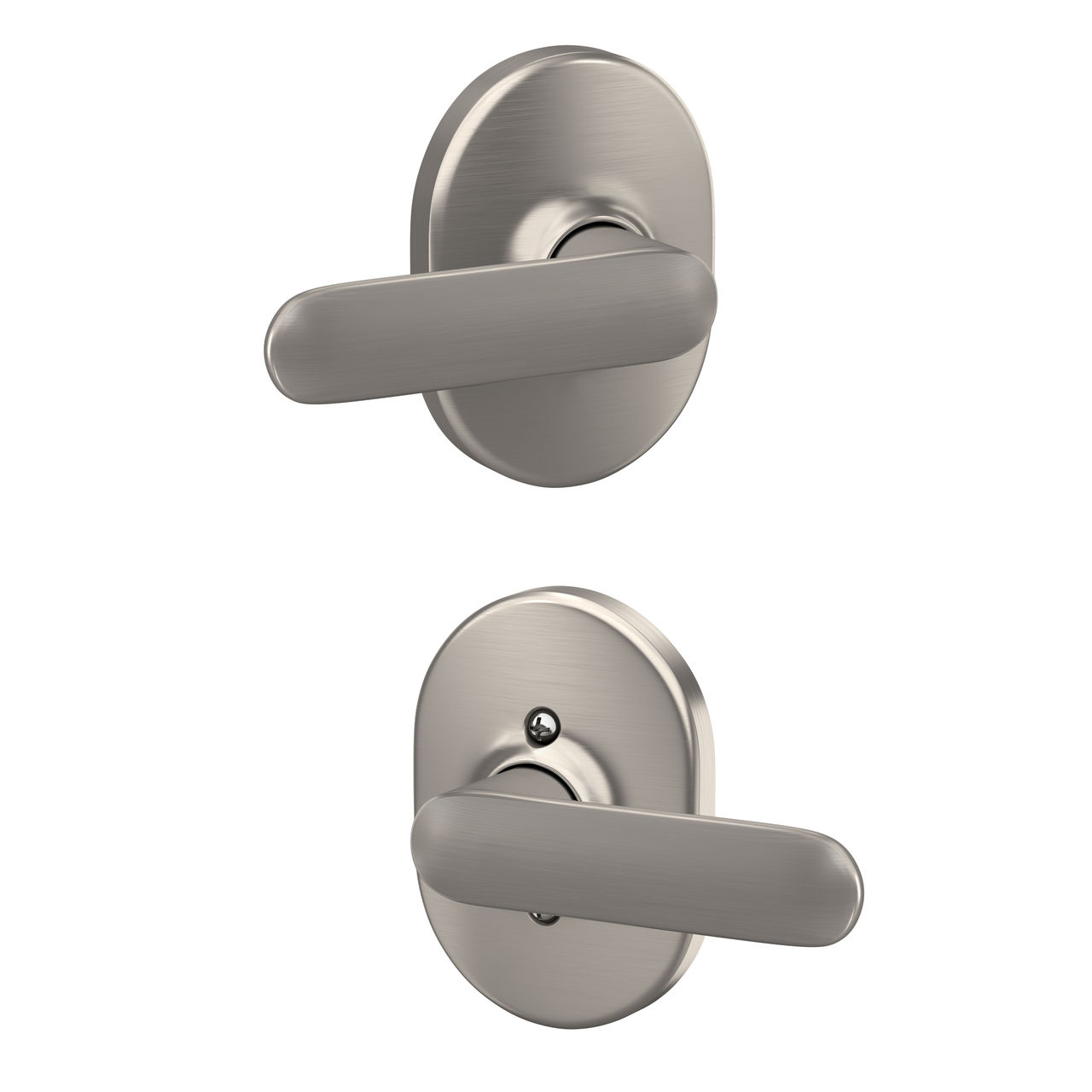 Davlin Lever Hall & Closet Lock with Remsen Trim