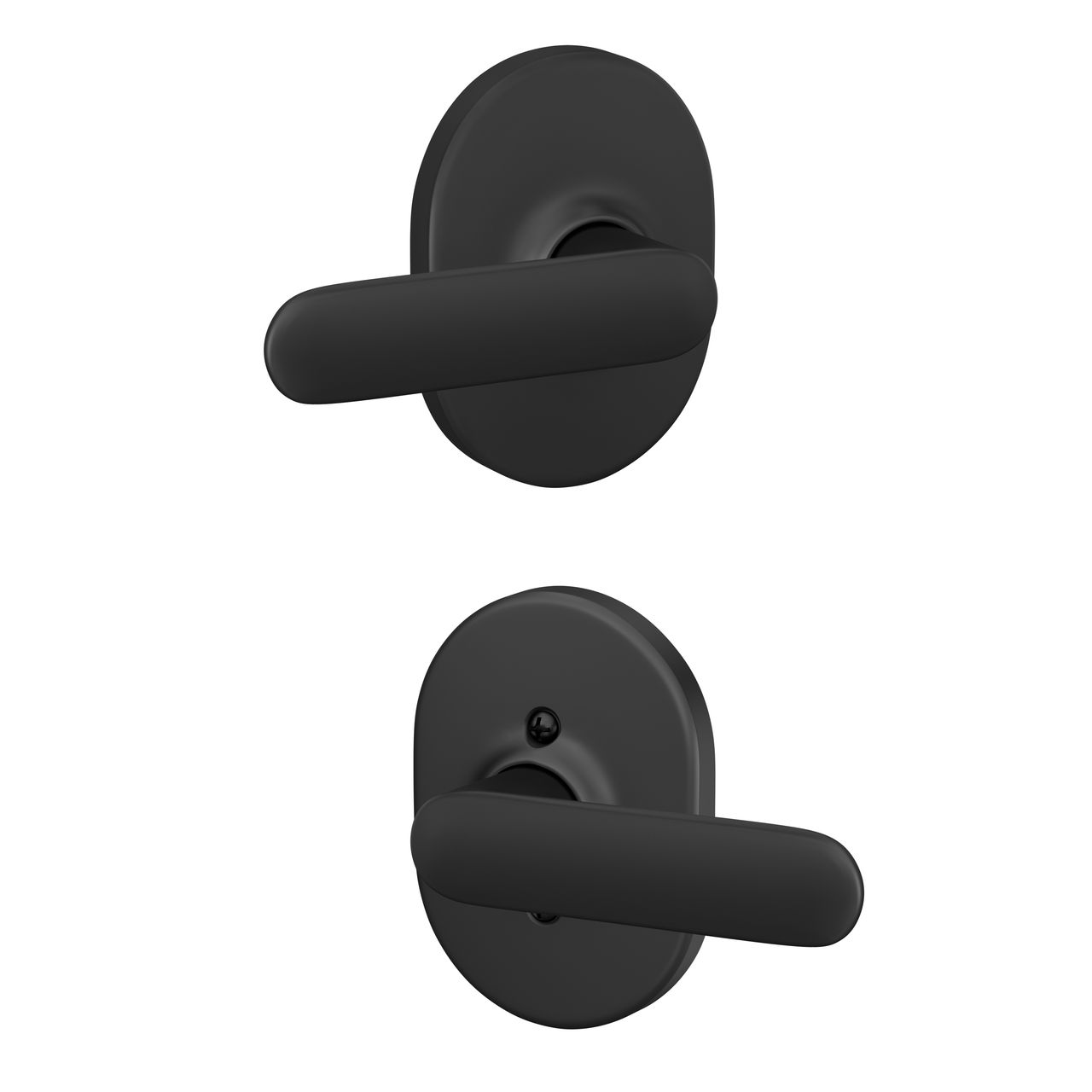 Davlin Lever Hall & Closet Lock with Remsen Trim