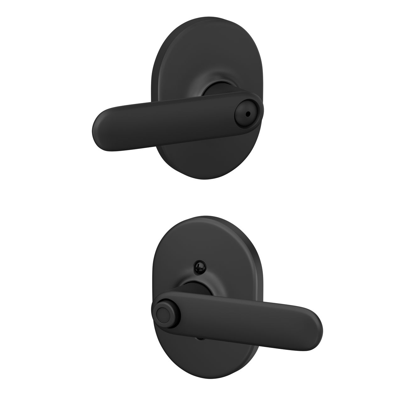 Davlin Lever Bed & Bath Lock with Remsen Trim