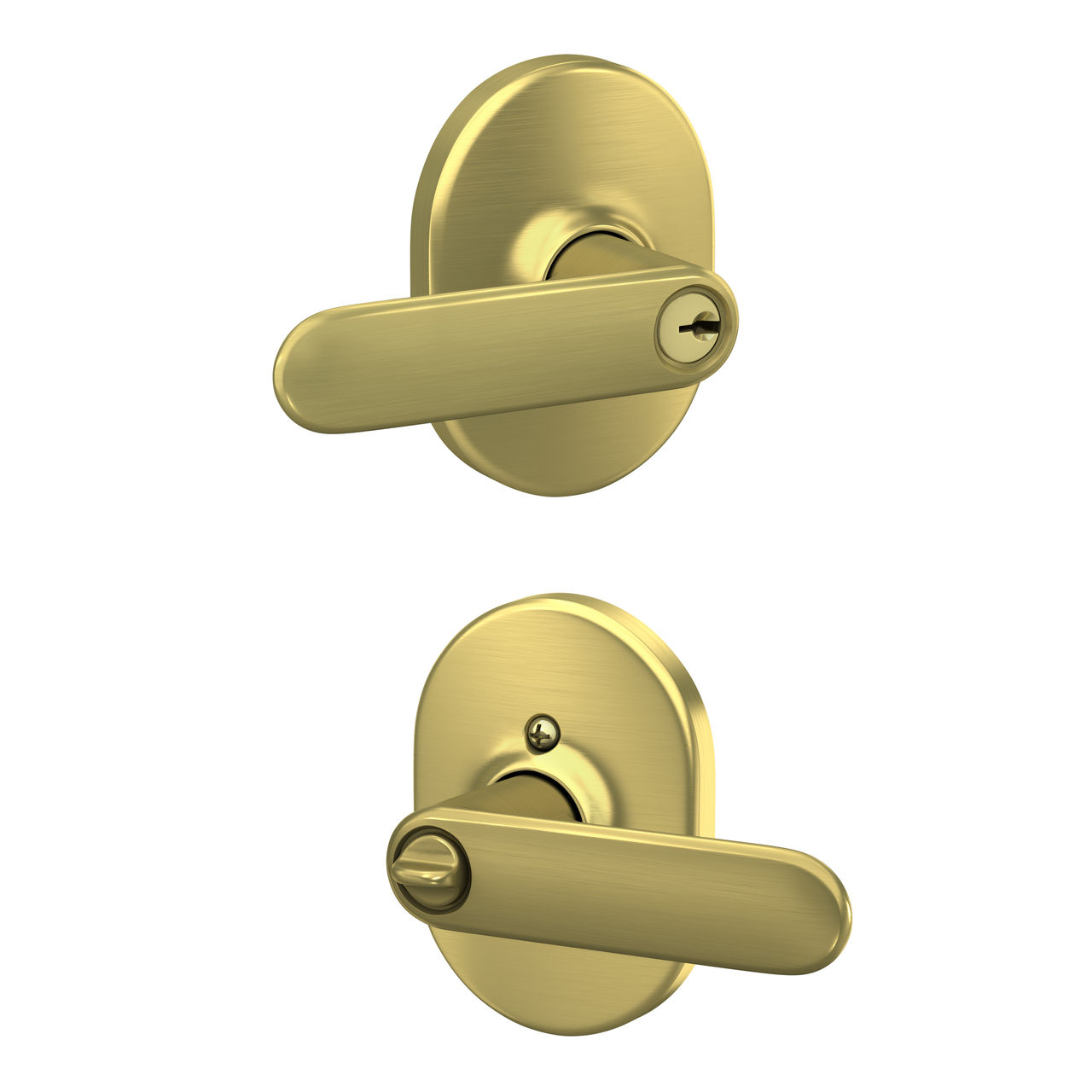 Davlin Lever Keyed Entry Lock with Remsen Trim