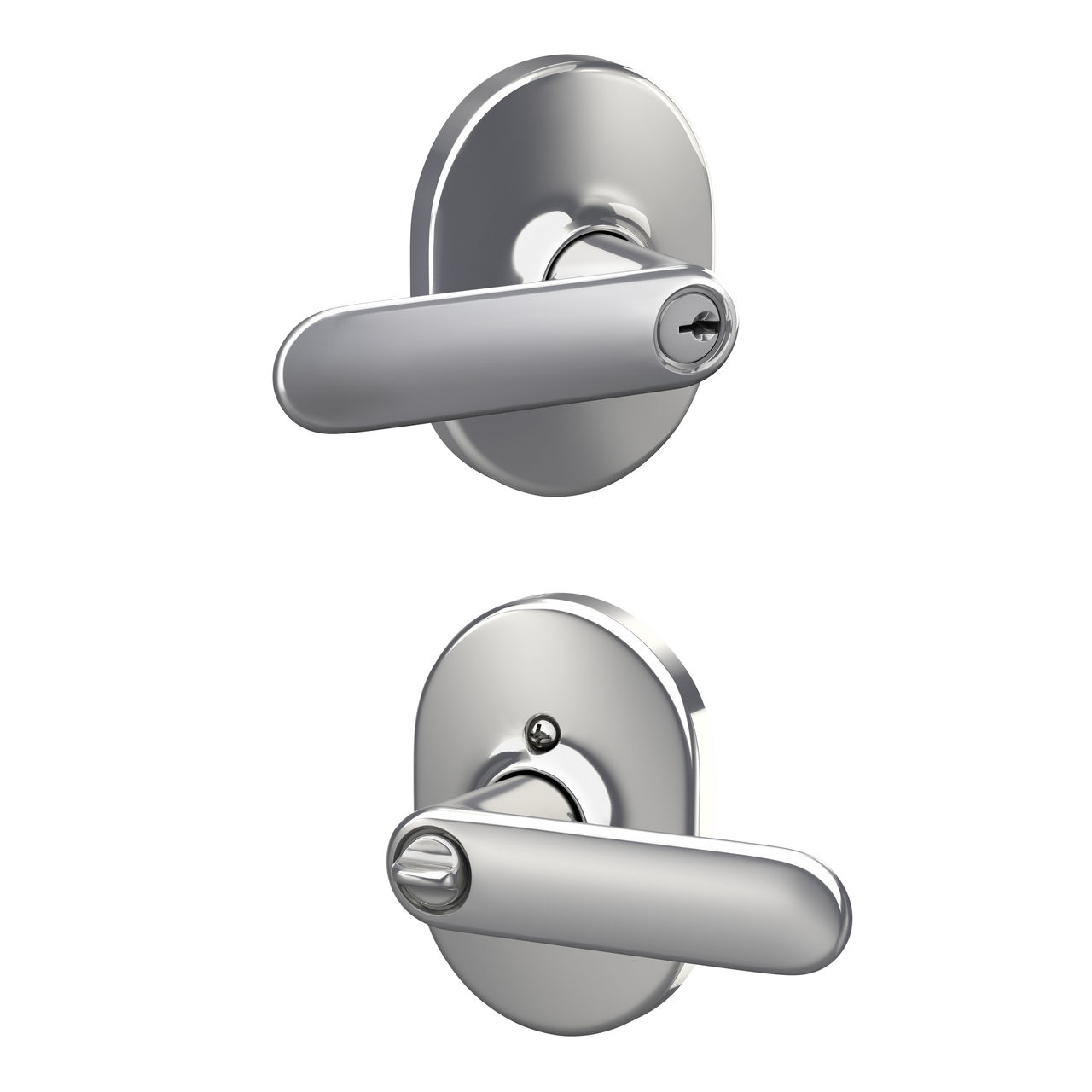 Davlin Lever Keyed Entry Lock with Remsen Trim