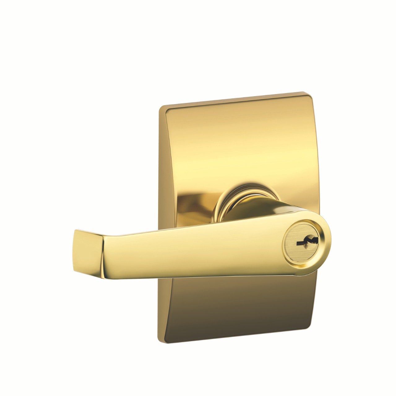 Elan Lever Keyed Entry Lock with Century Trim