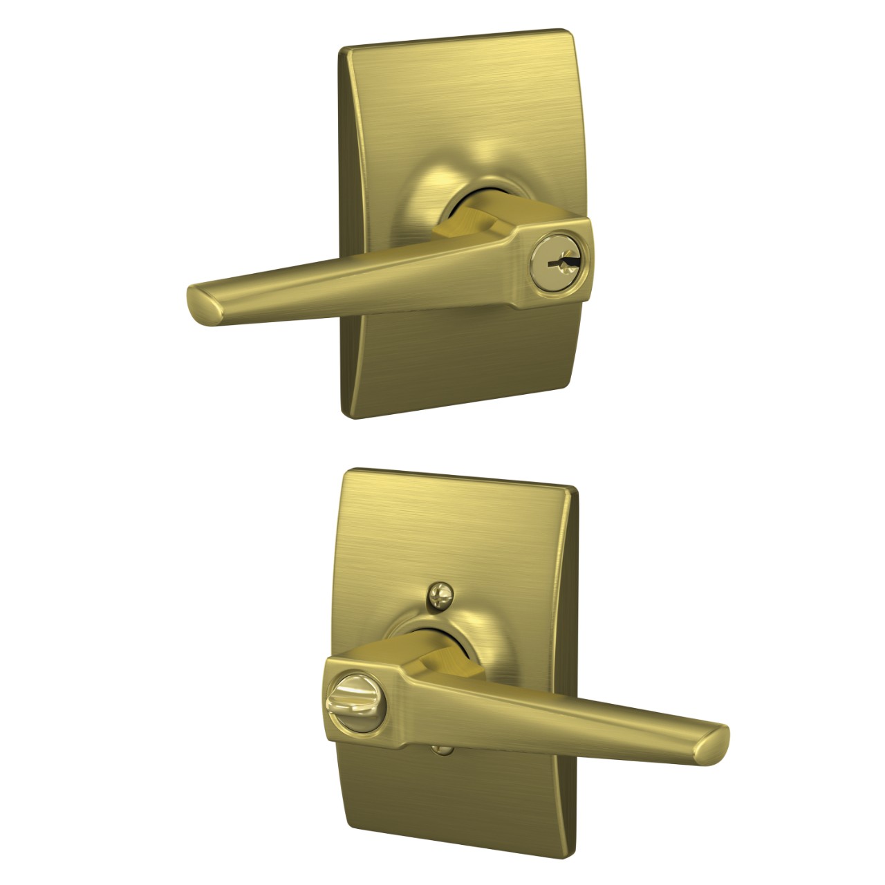 Eller Lever Keyed Entry Lock with Century Trim