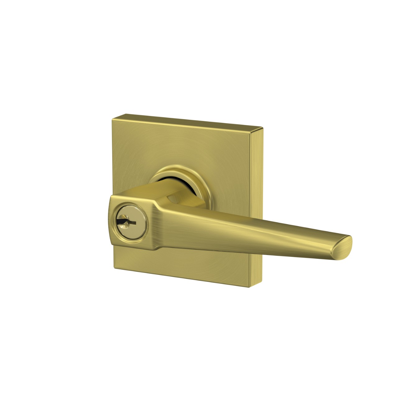 Eller Lever Keyed Entry Lock with Collins Trim