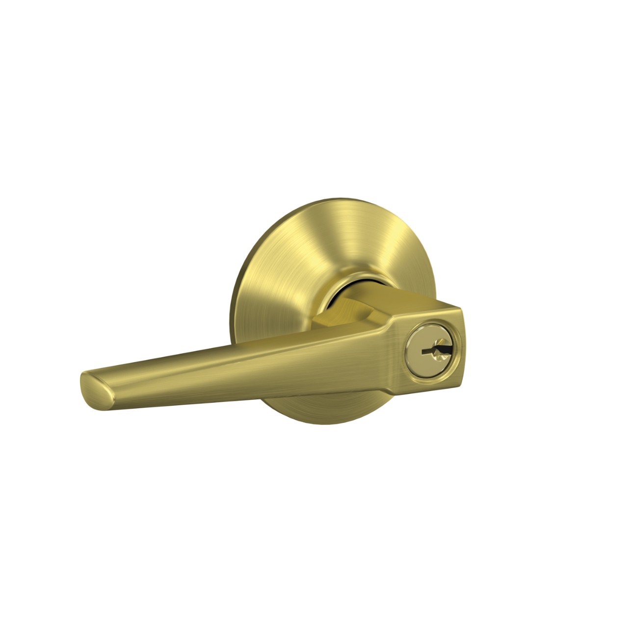 Eller Lever Keyed Entry Lock with Plymouth Trim