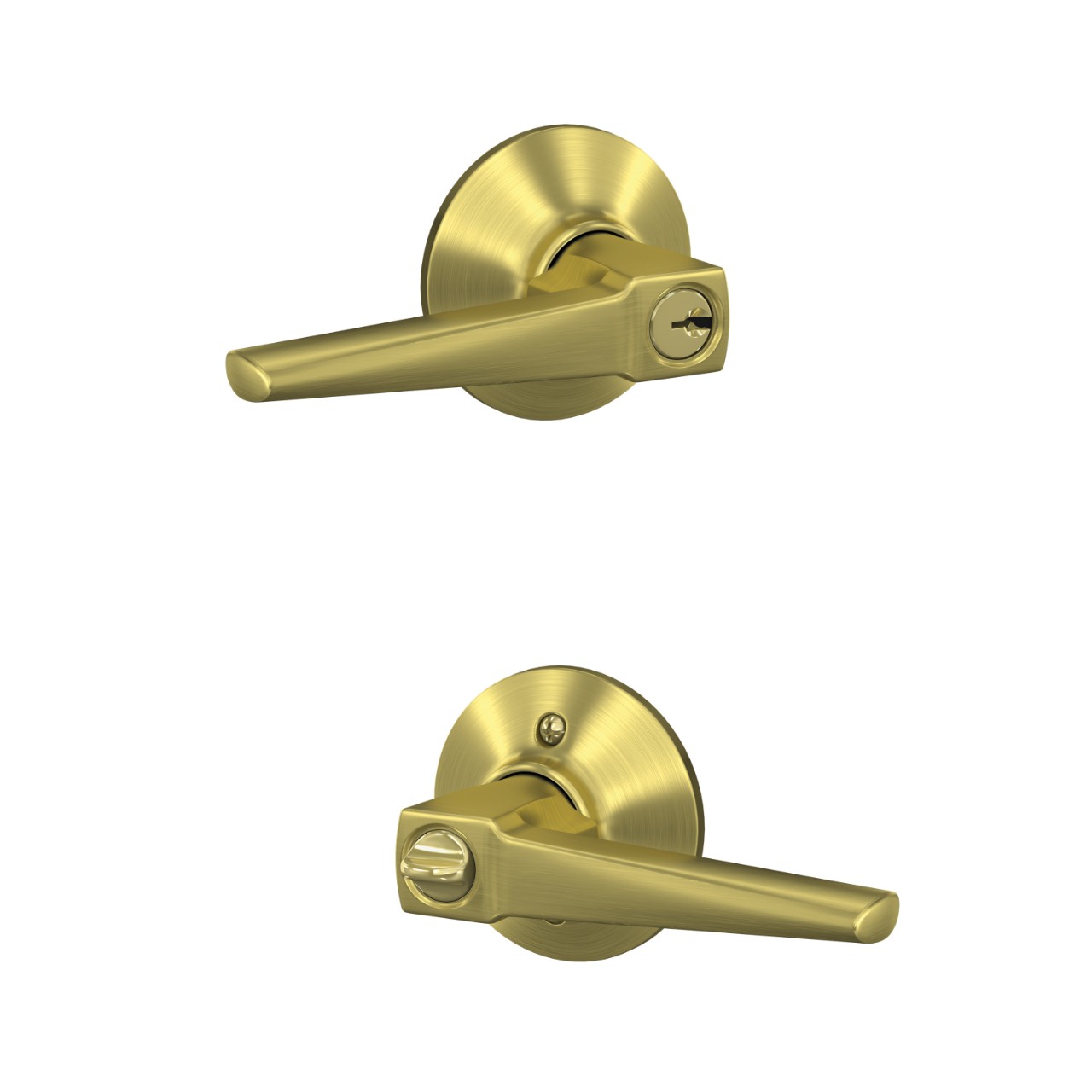Eller Lever Keyed Entry Lock with Plymouth Trim