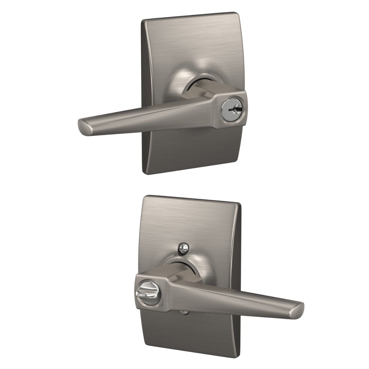 Eller Lever Keyed Entry Lock with Century Trim