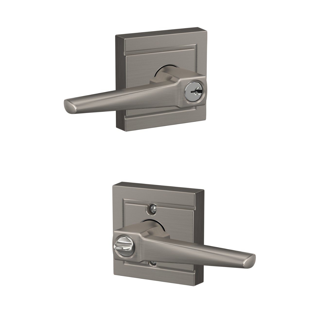 Eller Lever Keyed Entry Lock with Upland Trim