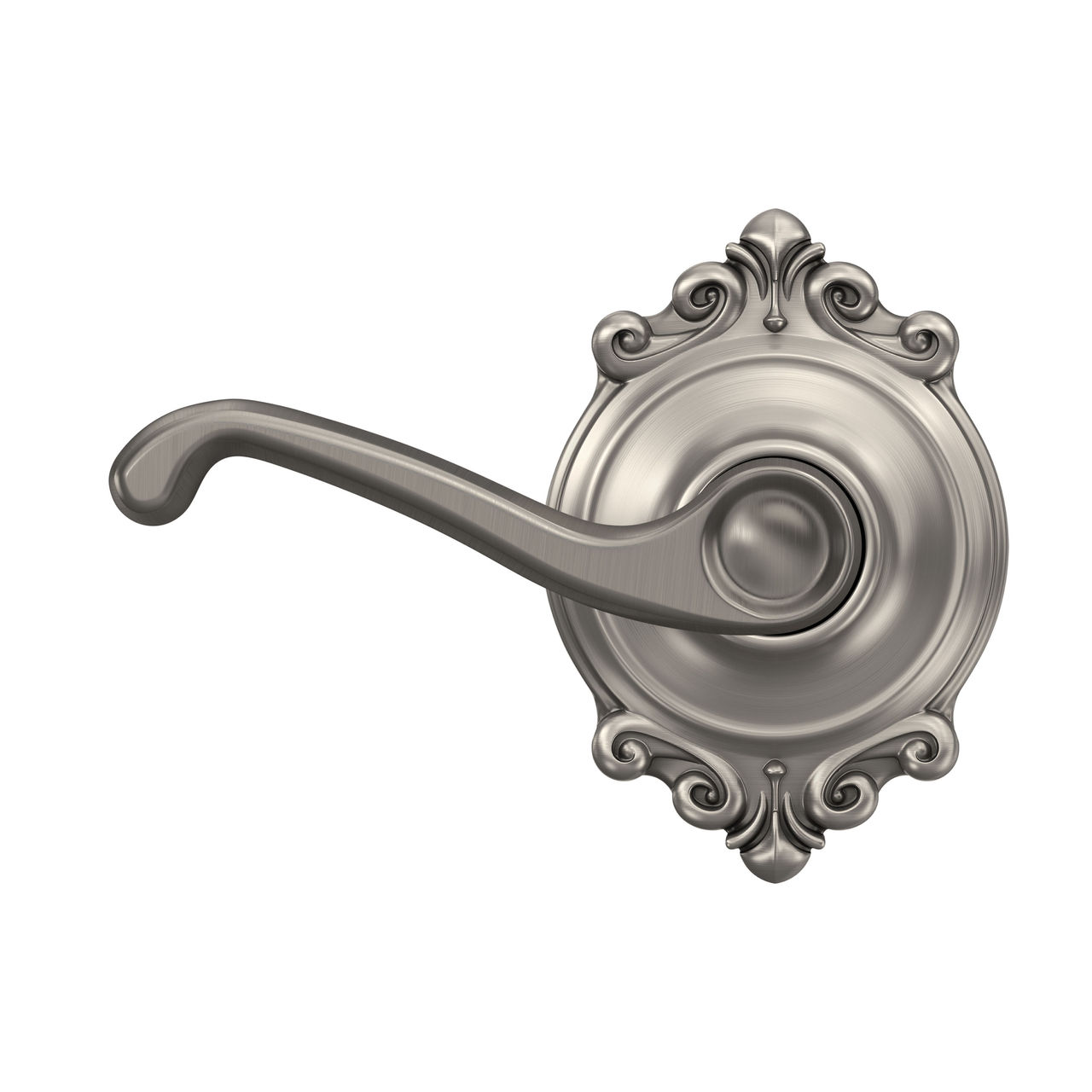 Flair Lever Hall & Closet Lock with Brookshire Trim