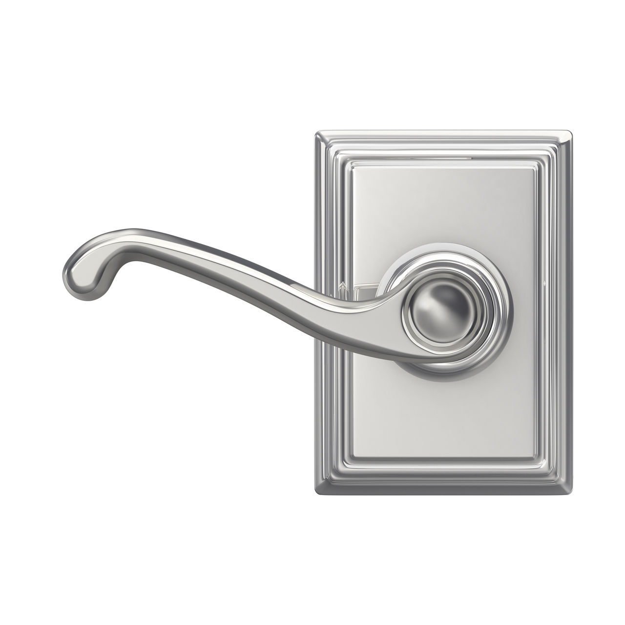 Flair Lever Hall & Closet Lock with Addison Trim