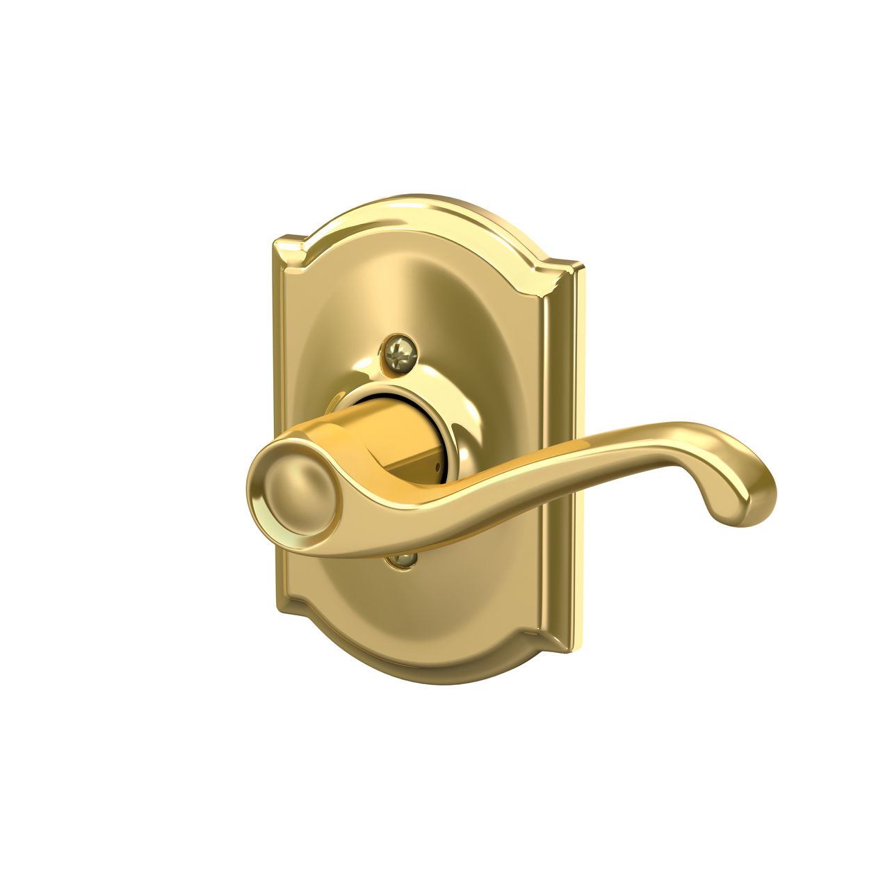 Flair Non-Turning (Dummy) Door Lever with Camelot Trim