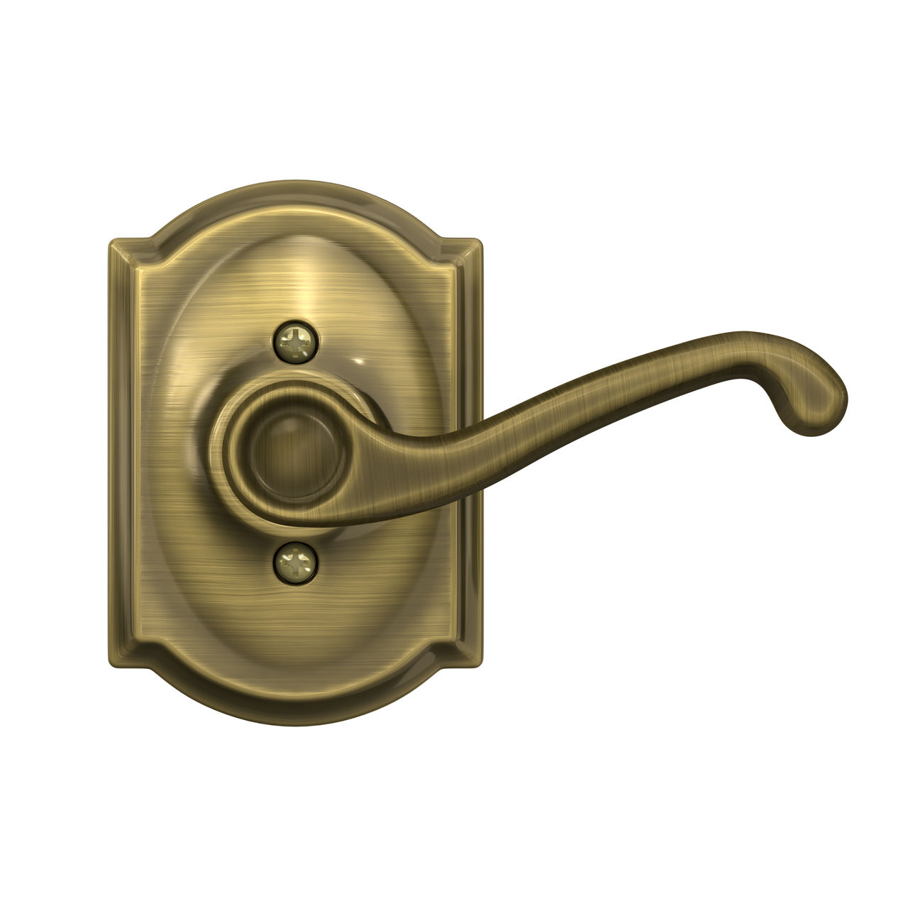 Flair Non-Turning (Dummy) Door Lever with Camelot Trim