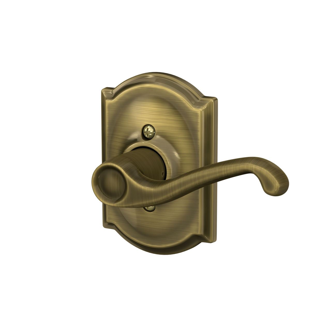 Flair Non-Turning (Dummy) Door Lever with Camelot Trim
