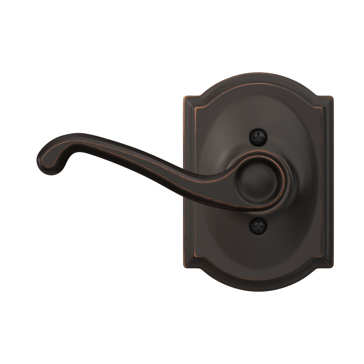 Flair Non-Turning (Dummy) Door Lever with Camelot Trim