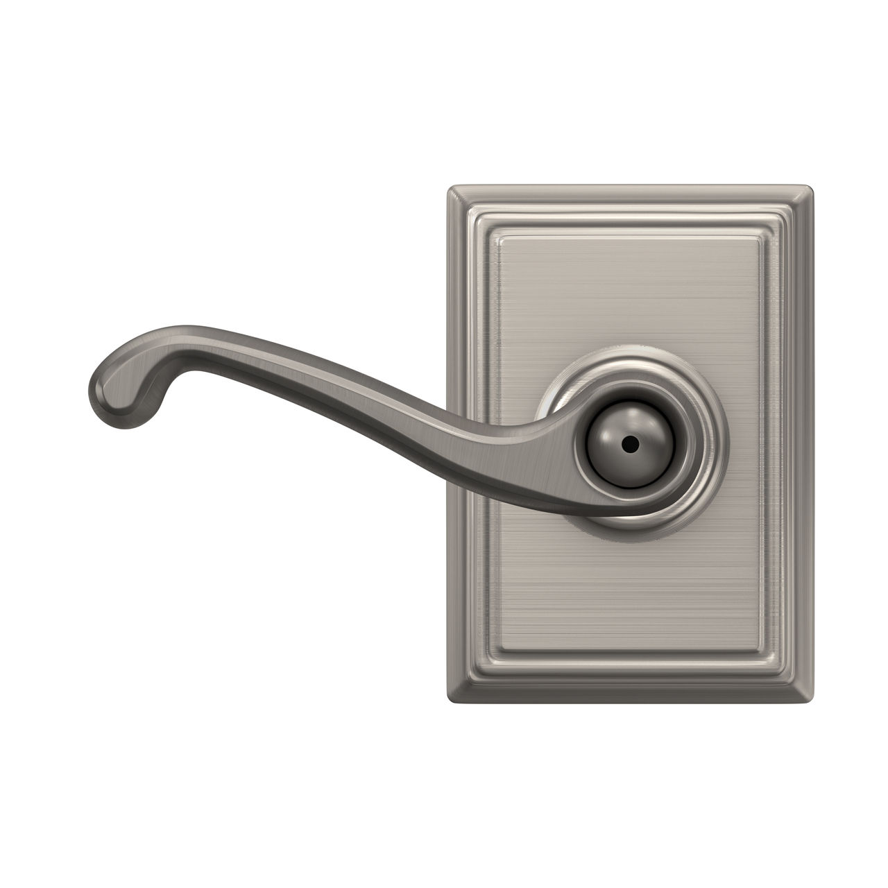 Flair Lever Bed & Bath Lock with Addison Trim