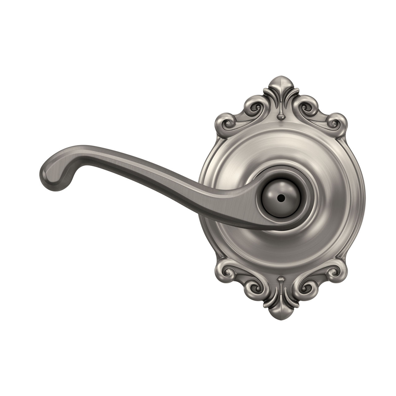 Flair Lever Bed & Bath Lock with Brookshire Trim