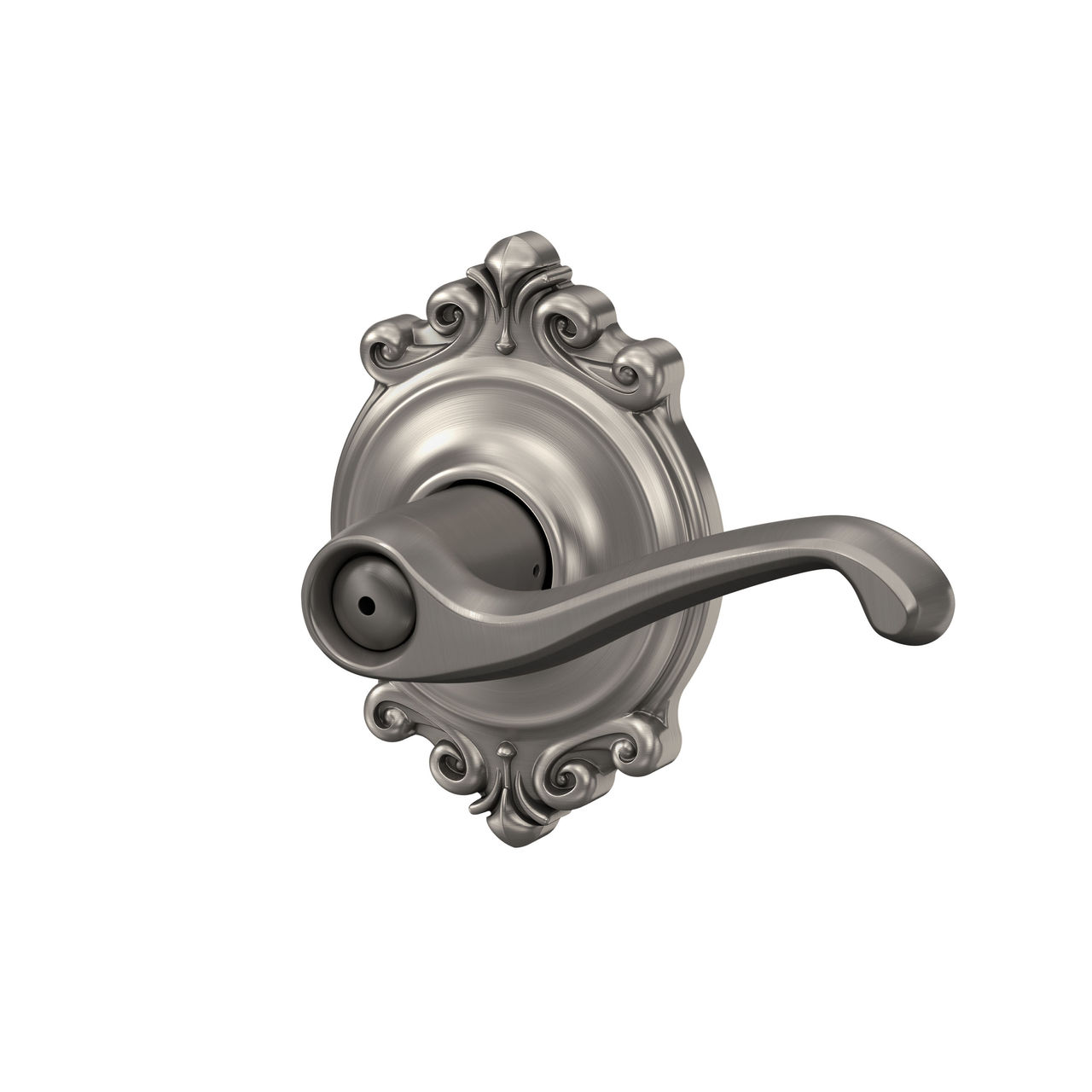 Flair Lever Bed & Bath Lock with Brookshire Trim