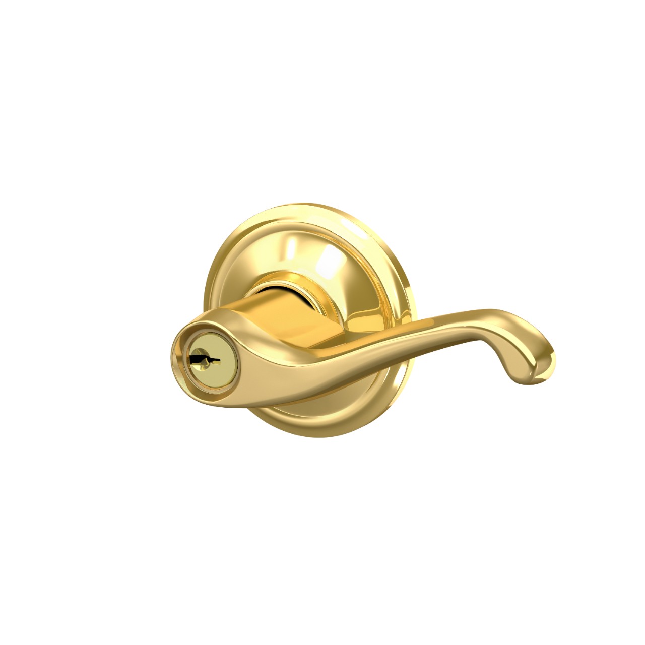 Flair Lever Keyed Entry Lock