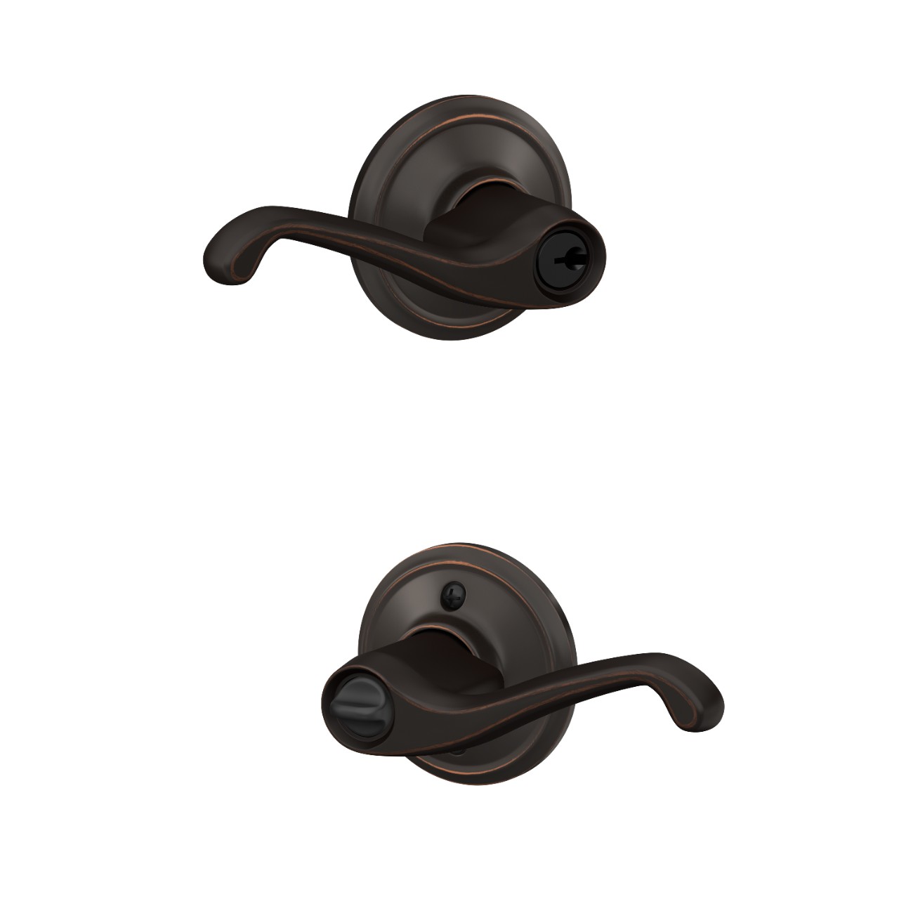 Flair Lever Keyed Entry Lock