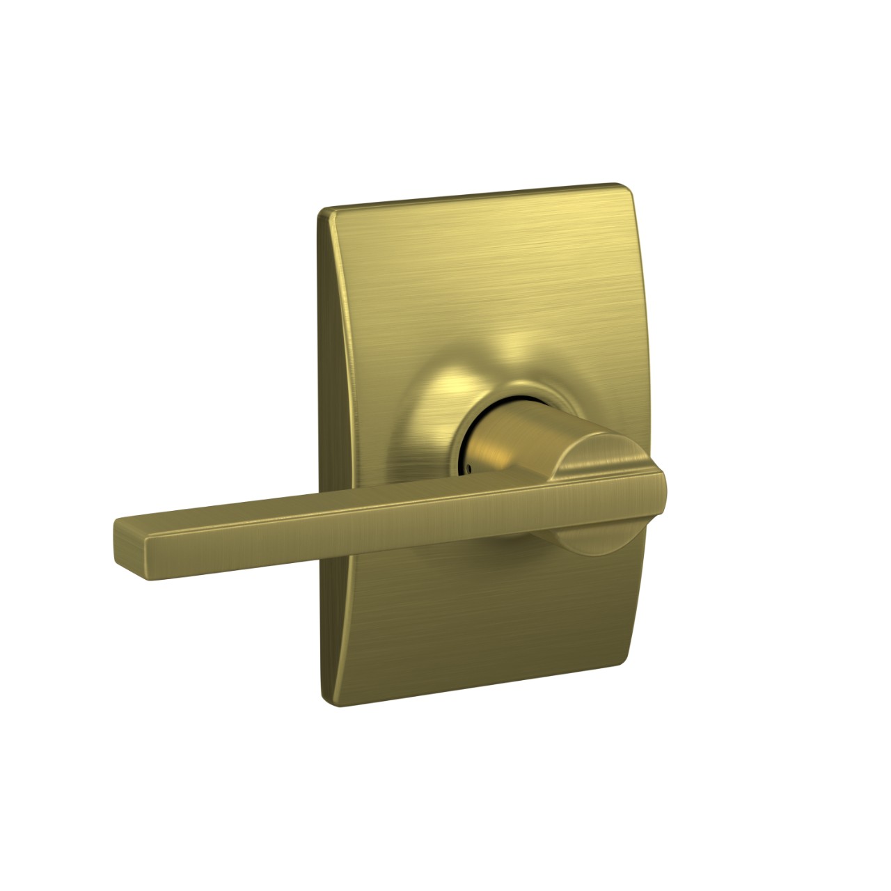 Latitude Lever Hall & Closet Lock with Century Trim