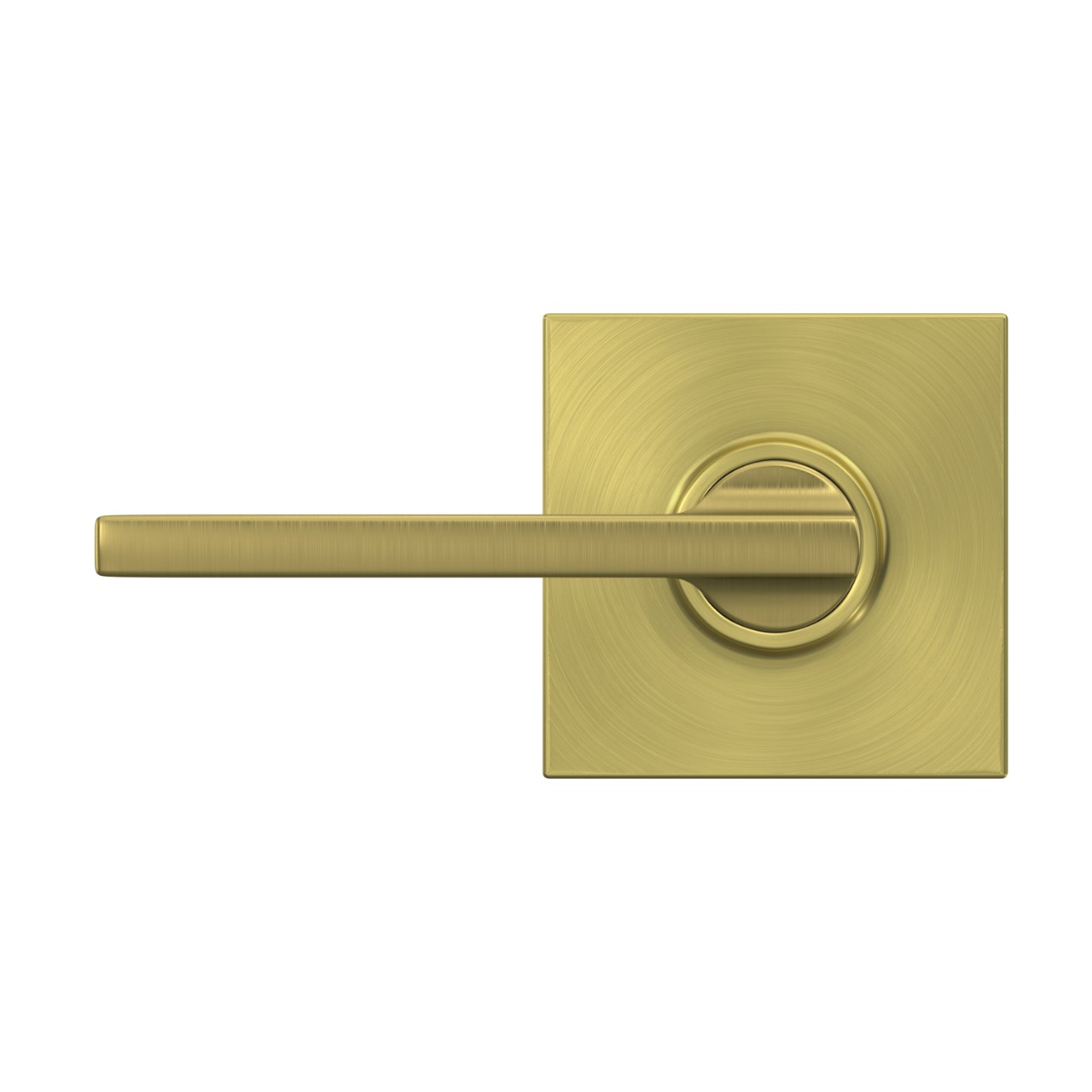 Latitude Lever Hall & Closet Lock with Collins Trim
