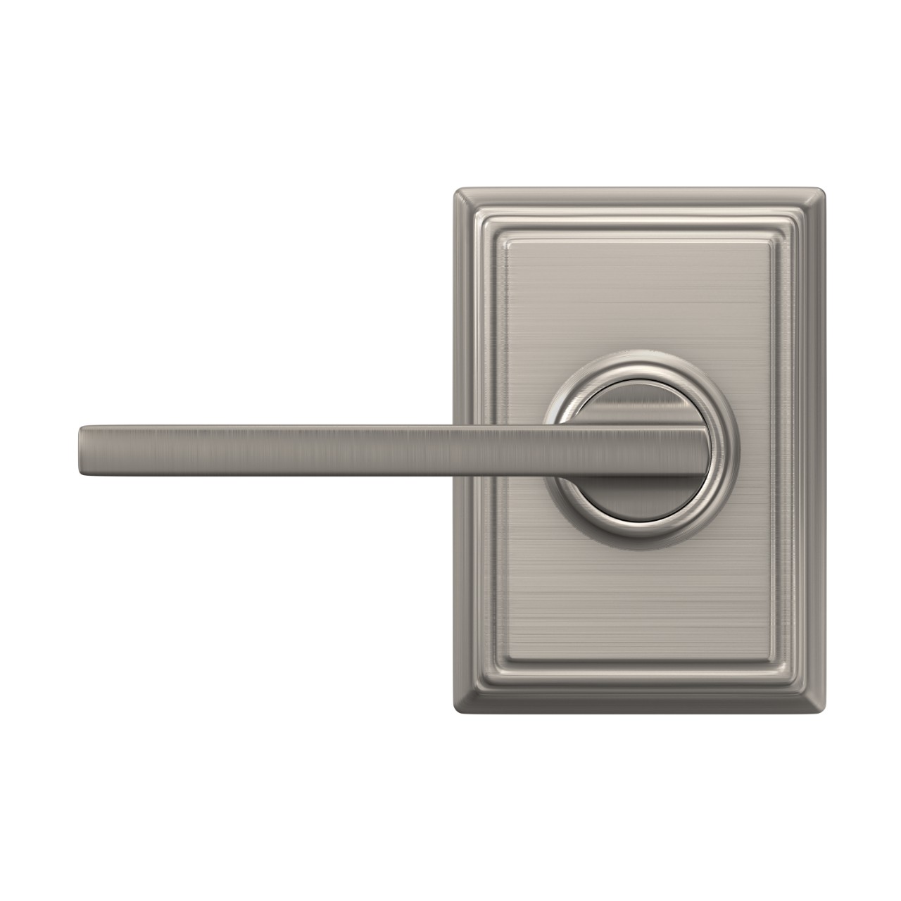 Latitude Lever Hall & Closet Lock with Addison Trim