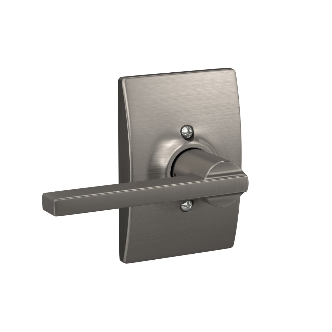 Latitude Lever Hall & Closet Lock with Century Trim